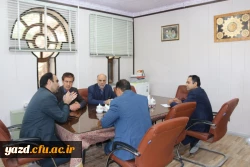 بازدید مسئولین حوزه معاونت سیاسی،امنیتی و اجتماعی استانداری از پردیس شهیدان پاک نژاد یزد
 10