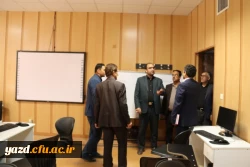 بازدید مسئولین حوزه معاونت سیاسی،امنیتی و اجتماعی استانداری از پردیس شهیدان پاک نژاد یزد
 11