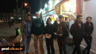 طرح معرفی فرهنگ اربعین حسینی به گردشگران خارجی توسط اعضای جامعه اسلامی دانشجویان دانشگاه فرهنگیان یزد