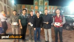 طرح معرفی فرهنگ اربعین حسینی به گردشگران خارجی توسط اعضای جامعه اسلامی دانشجویان دانشگاه فرهنگیان یزد 
 3