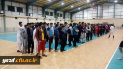 افتتاحیه مسابقات فوتسال بین کلاسی پردیس شهیدان پاک نژاد یزد
 7