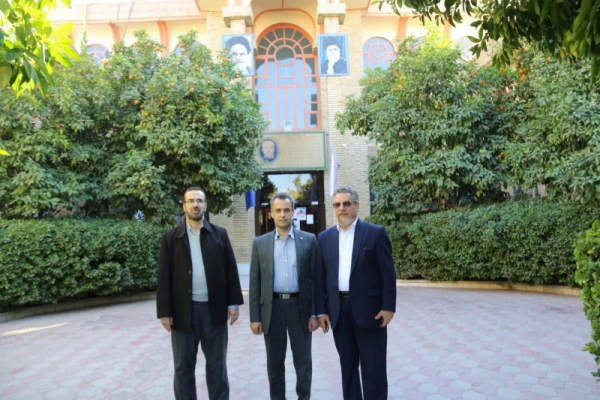 بازدید دکتر کچوئیان معاون نظارت، ارزیابی و تضمین کیفیت دانشگاه فرهنگیان و دکتر دلقندی مشاور رئیس دانشگاه و مدیرکل حراست دانشگاه فرهنگیان از پردیس های استان یزد 2