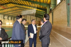 بازدید دکتر کچوئیان معاون نظارت، ارزیابی و تضمین کیفیت دانشگاه فرهنگیان و دکتر دلقندی مشاور رئیس دانشگاه و مدیرکل حراست دانشگاه فرهنگیان از پردیس های استان یزد 5