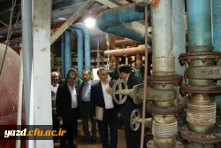 بازدید دکتر کچوئیان معاون نظارت، ارزیابی و تضمین کیفیت دانشگاه فرهنگیان و دکتر دلقندی مشاور رئیس دانشگاه و مدیرکل حراست دانشگاه فرهنگیان از پردیس های استان یزد 9