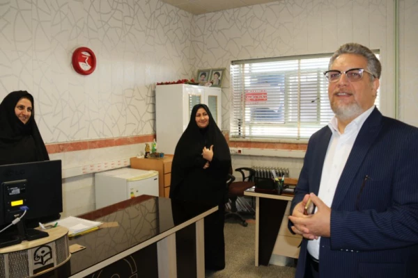 بازدید دکتر کچوئیان معاون نظارت، ارزیابی و تضمین کیفیت دانشگاه فرهنگیان و دکتر دلقندی مشاور رئیس دانشگاه و مدیرکل حراست دانشگاه فرهنگیان از پردیس های استان یزد 15