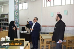 بازدید دکتر کچوئیان معاون نظارت، ارزیابی و تضمین کیفیت دانشگاه فرهنگیان و دکتر دلقندی مشاور رئیس دانشگاه و مدیرکل حراست دانشگاه فرهنگیان از پردیس های استان یزد 20