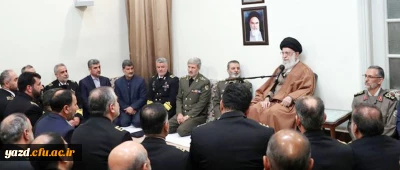 فرمانده معظم کل قوا در دیدار فرماندهان و مسئولان نیروی دریایی ارتش جمهوری اسلامی ایران:
کاری کنید دشمنان حتی جرأت تهدید ملت ایران را نداشته باشند