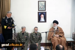 فرمانده معظم کل قوا در دیدار فرماندهان و مسئولان نیروی دریایی ارتش جمهوری اسلامی ایران:
کاری کنید دشمنان حتی جرأت تهدید ملت ایران را نداشته باشند