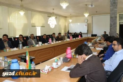 اولین جلسه هماهنگی کارکنان مدیریت استان و پردیس شهیدان پاک نژاد با مدیریت جدید امور پردیس های استان یزد
 7