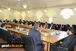 اولین جلسه هماهنگی کارکنان مدیریت استان و پردیس شهیدان پاک نژاد با مدیریت جدید امور پردیس های استان یزد
 10