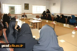 بازدید از پردیس فاطمه الزهرا (س) در اولین روز کاری مدیر جدید امور پردیس های استان یزد
 2