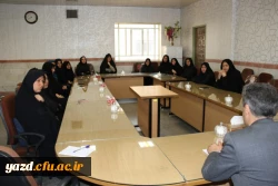 بازدید از پردیس فاطمه الزهرا (س) در اولین روز کاری مدیر جدید امور پردیس های استان یزد
 3