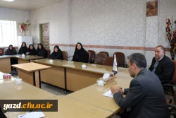 بازدید از پردیس فاطمه الزهرا (س) در اولین روز کاری مدیر جدید امور پردیس های استان یزد
 8