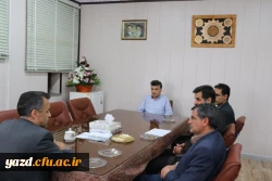 دیدار رئیس هیئت حسابرسی و کارشناسان دیوان محاسبات با مدیر پردیس های استان یزد 4