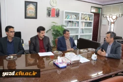 دیدار رئیس هیئت حسابرسی و کارشناسان دیوان محاسبات با مدیر پردیس های استان یزد 5
