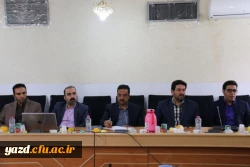 سی و نهمین جلسه شورای فرهنگی و اجتماعی دانشگاه فرهنگیان استان یزد با حضور مسئولین کشوری و استانی هلال احمر 
 4