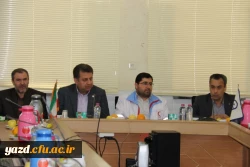 سی و نهمین جلسه شورای فرهنگی و اجتماعی دانشگاه فرهنگیان استان یزد با حضور مسئولین کشوری و استانی هلال احمر 
 8