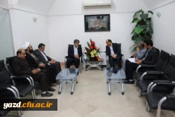 دیدار مدیر استانی دانشگاه فرهنگیان یزد با نماینده محترم یزد و اشکذر در مجلس شورای اسلامی  3