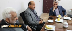 دیدار رئیس مجمع خیرین مدرسه ساز استان با مدیر استانی دانشگاه فرهنگیان یزد 2