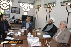 دیدار صدیقی، مسئول بسیج دانشجویی دانشگاه فرهنگیان کشور با سرپرست دانشگاه فرهنگیان یزد
 3