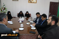 دیدار صدیقی، مسئول بسیج دانشجویی دانشگاه فرهنگیان کشور با سرپرست دانشگاه فرهنگیان یزد
 6