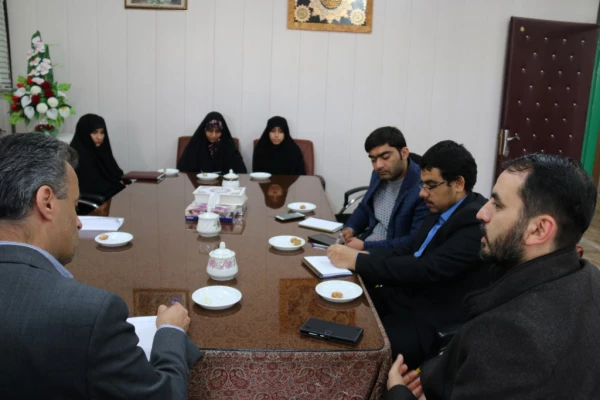 دیدار صدیقی، مسئول بسیج دانشجویی دانشگاه فرهنگیان کشور با سرپرست دانشگاه فرهنگیان یزد
 6