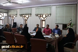 جلسه سرپرست دانشگاه فرهنگیان استان یزد با معاونان و کارشناسان حوزه دانشجویی پردیس های استان
 2