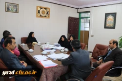 جلسه سرپرست دانشگاه فرهنگیان استان یزد با معاونان و کارشناسان حوزه دانشجویی پردیس های استان
 4