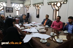 جلسه سرپرست دانشگاه فرهنگیان استان یزد با معاونان و کارشناسان حوزه دانشجویی پردیس های استان
 5