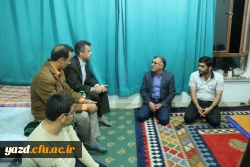 نشست و گفتگوی صمیمانه رئیس دانشگاه فرهنگیان استان یزد با دانشجو معلمان در سراهای دانشجویی پردیس شهیدان پاک نژاد 
 4