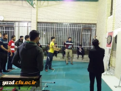 برگزاری مسابقات دارت در پردیس شهیدان پاک نژاد یزد 
 2