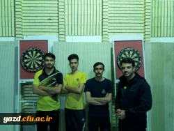 برگزاری مسابقات دارت در پردیس شهیدان پاک نژاد یزد 
 8