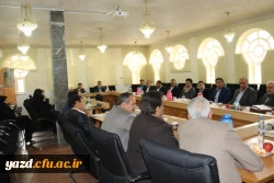 نشست مدیر کل اداره نشر و اطلاع رسانی پژوهش دانشگاه فرهنگیان با اعضای هیئت علمی پردیس های استان یزد
 4