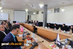 نشست مدیر کل اداره نشر و اطلاع رسانی پژوهش دانشگاه فرهنگیان با اعضای هیئت علمی پردیس های استان یزد
 9