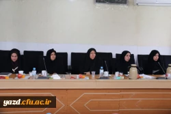 نشست مدیر کل اداره نشر و اطلاع رسانی پژوهش دانشگاه فرهنگیان با اعضای هیئت علمی پردیس های استان یزد
 11