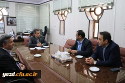 دیدار شهردار و رئیس شورای شهر یزد با سرپرست دانشگاه فرهنگیان استان یزد
 2