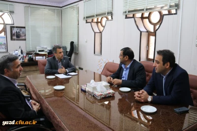 دیدار شهردار و رئیس شورای شهر یزد با سرپرست دانشگاه فرهنگیان استان یزد