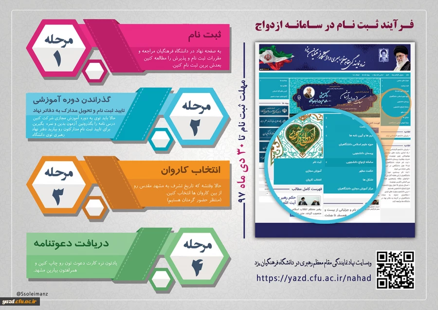 فرآیند ثبت نام در سامانه ازدواج