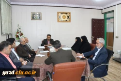 جلسه هم اندیشی مشاوران پردیس های استان با مدیریت امور پردیس های استان یزد 
 6