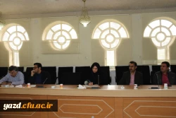 برگزاری جلسه هماهنگی امتحانات پایان ترم دانشجویان پردیس شهیدان پاک نژاد یزد
 2