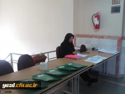 گزارش تصویری از برگزاری امتحانات دی ماه 97 در پردیس فاطمه الزهرا (س) یزد 3