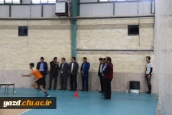 حضور مدیر استانی و مسئولین دانشگاه فرهنگیان در تمرینات تیم ورزش های همگانی پردیس شهیدان پاک نژاد یزد
 4
