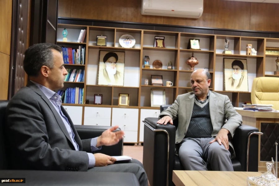 دیدار مدیر دانشگاه فرهنگیان استان با رئیس دانشگاه یزد
 2