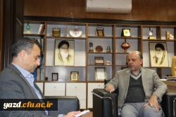 دیدار مدیر دانشگاه فرهنگیان استان با رئیس دانشگاه یزد
 3
