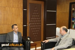 دیدار مدیر دانشگاه فرهنگیان استان با رئیس دانشگاه یزد
 4