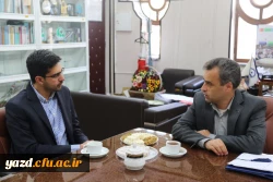 دیدار مشاور جوان استاندار با سرپرست دانشگاه فرهنگیان استان یزد
 2