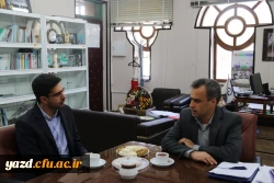 دیدار مشاور جوان استاندار با سرپرست دانشگاه فرهنگیان استان یزد
 4