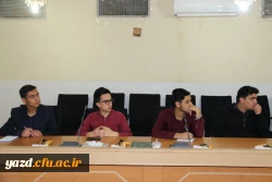 دومین جلسه هم اندیشی نمایندگان کلاس های آموزشی با حضور مدیر امور پردیس های استان یزد
 5