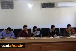 دومین جلسه هم اندیشی نمایندگان کلاس های آموزشی با حضور مدیر امور پردیس های استان یزد
 6