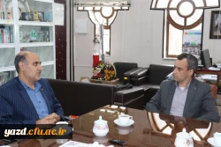 دیدار مدیر شعب بانک مسکن استان با مدیر دانشگاه فرهنگیان یزد
 2